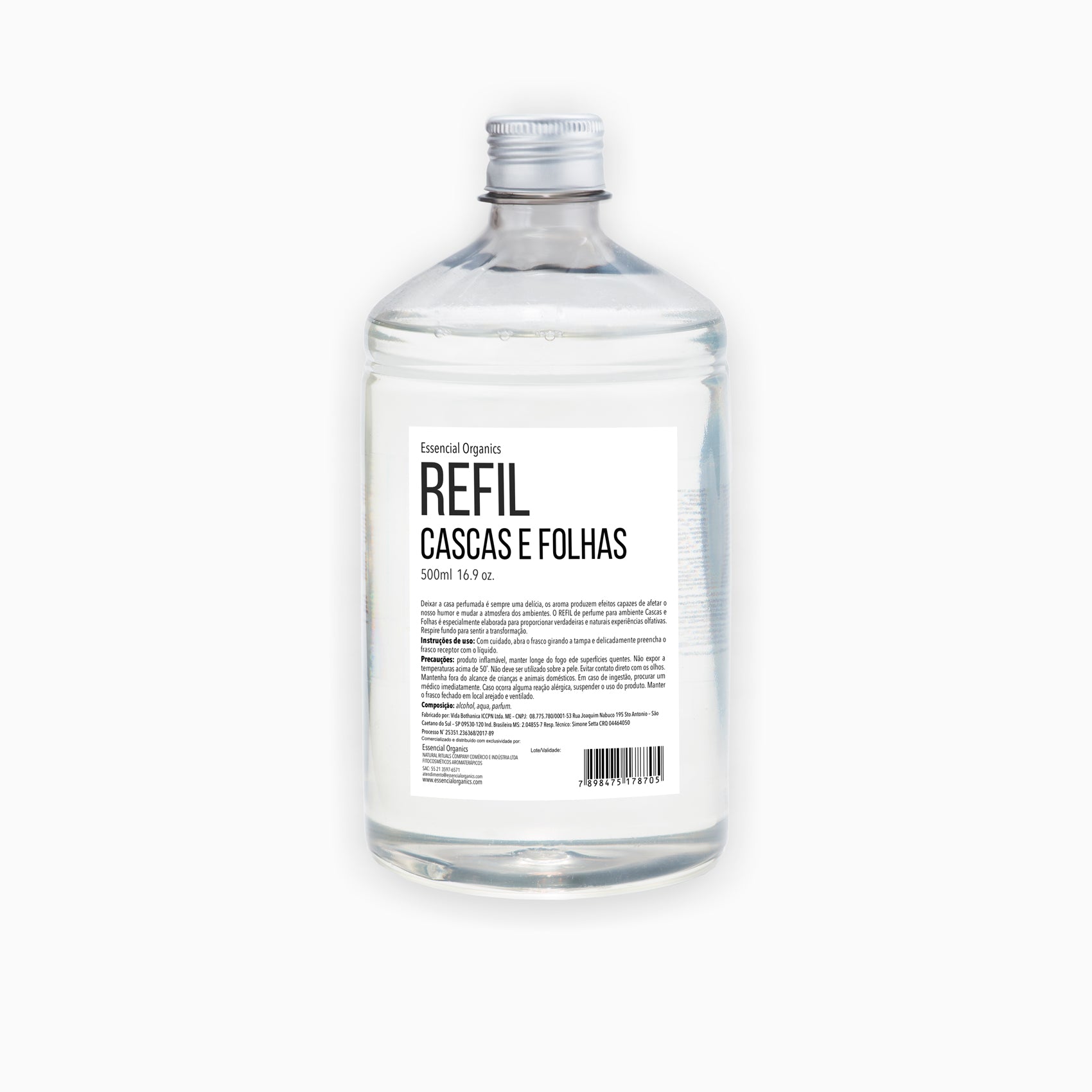 Refil de Aromatizador de Ambiente Cascas e Folhas 500ml