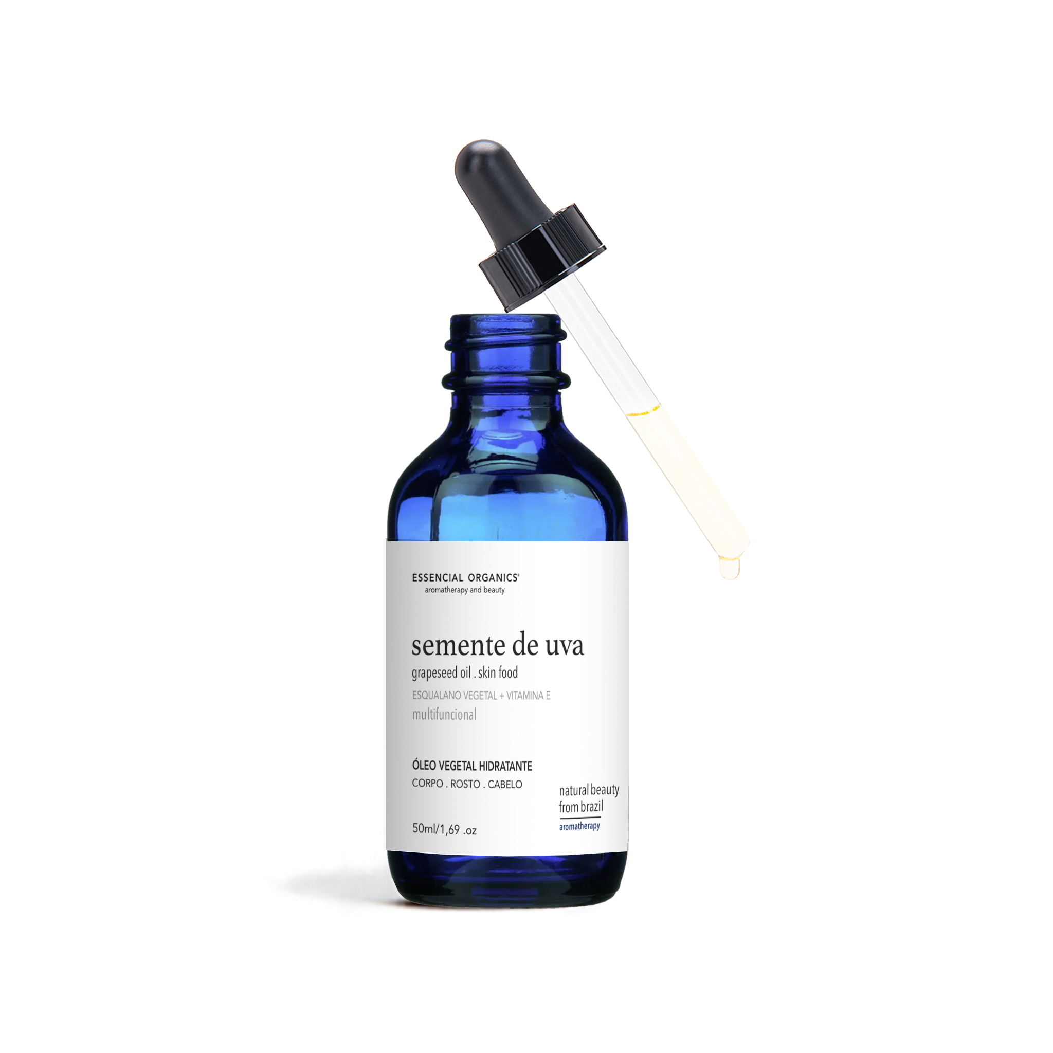 Óleo Hidratante Semente de Uva + Esqualano & Vitamina E 50ml