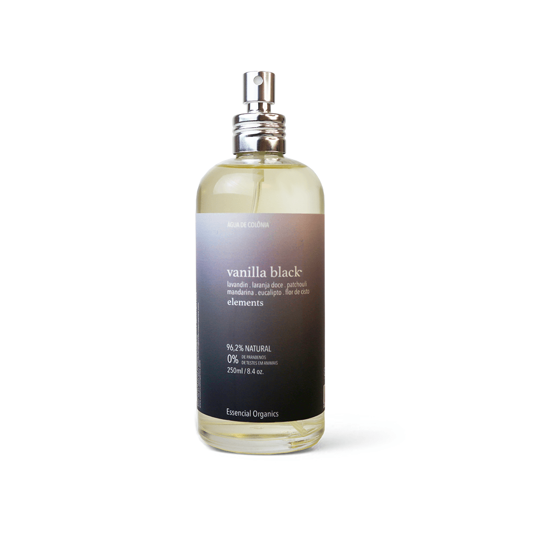 Água de Colônia Vanilla Black 250ml ELEMENTS